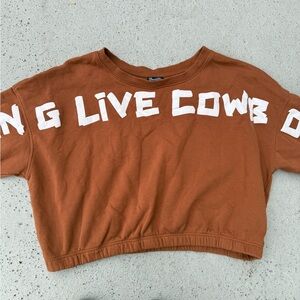 Wrangler Retro Women's Cowboys Graphic Long Sleeve Sweatshirt Size 3X